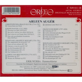 MOZART - Auger - Wie unglücklich bin ich nit, lied pour voix et piano K