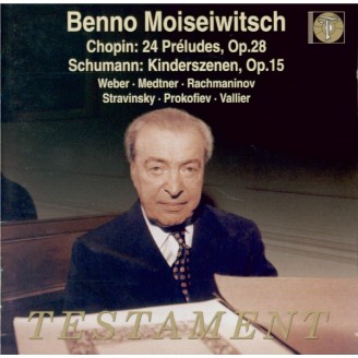 CHOPIN - Moiseiwitsch - Vingt-quatre préludes pour piano op.28