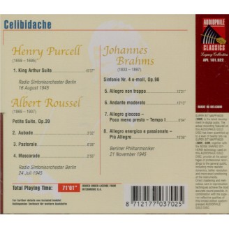 ROUSSEL - Celibidache - Petite suite op.39