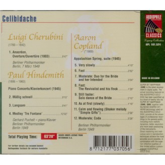 CHERUBINI - Celibidache - Anacréon : ouverture