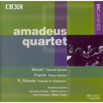 MOZART - Amadeus Quartet - Quintette pour clarinette et cordes en la maj