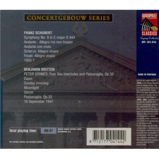 SCHUBERT - Van Beinum - Symphonie n°9 en do majeur D.944 'Grande'