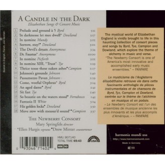 A Candle in the Dark (Elizabethan Songs & Consort Music)