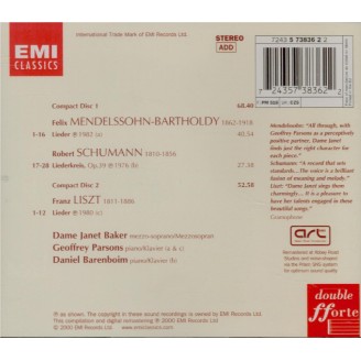 SCHUMANN - Baker - Liederkreis (Eichendorff)