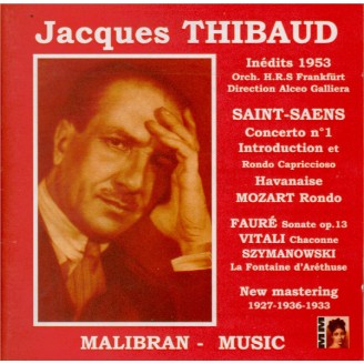 SAINT-SAËNS - Jacques Thibaud - Concerto pour violon n°1 op.20