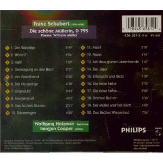 SCHUBERT - Holzmair - Die schöne Müllerin (La belle meunière) (Müller)