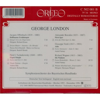 George London - Airs d'opéras
