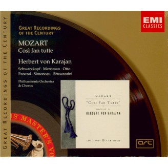 MOZART - Karajan - Cosi fan tutte (Ainsi font-elles toutes), opéra bouff