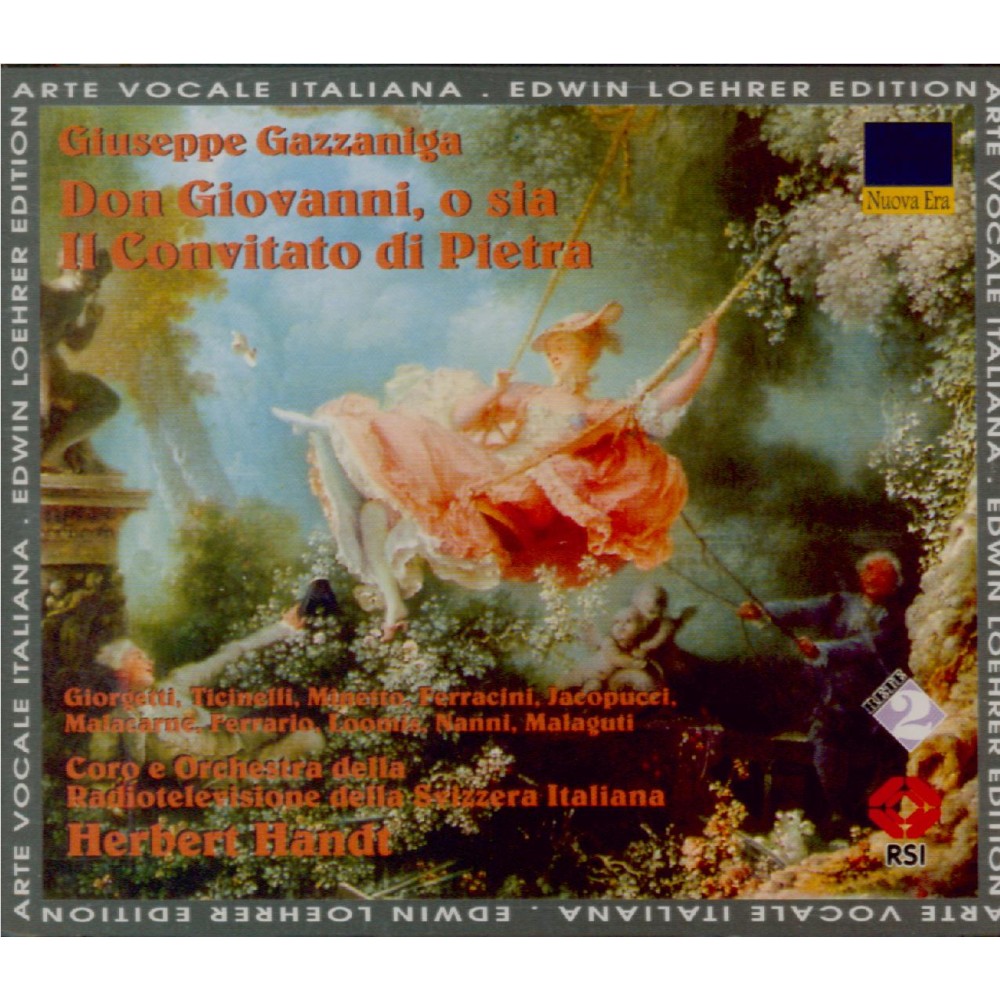GAZZANIGA - Handt - Don Giovanni