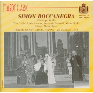 VERDI - Rossi - Simon Boccanegra, opéra en trois actes live napoli 26 - 12 - 1958