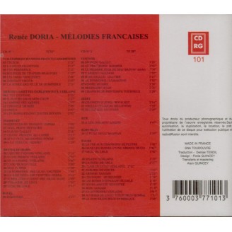 Renée Doria - Mélodies françaises