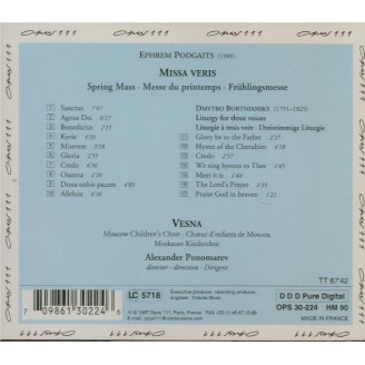PODGAITS - Ponomarev - Missa Veris