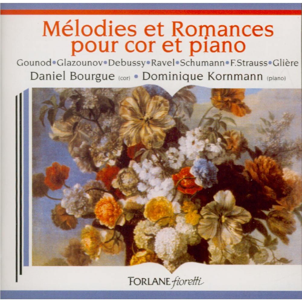 Mélodies et romances pour cor et piano (Gounod, Glazounov, Ravel...)