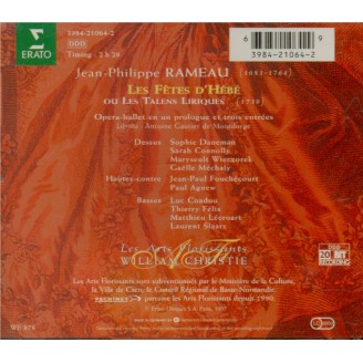 RAMEAU - Christie - Les fêtes d'Hébé
