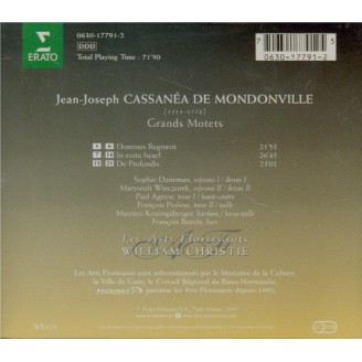 MONDONVILLE - William Christie - Grands Motets