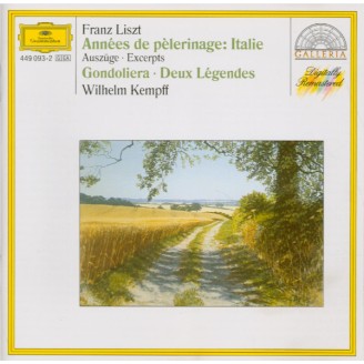 LISZT - Kempff - Années de pèlerinage II (deuxième année : Italie), pour