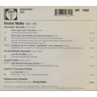 BORODINE - Malko - Le prince Igor : ouverture