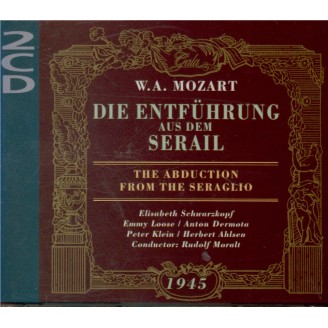 MOZART - Moralt - Die Entführung aus dem Serail (L'enlèvement au sérail) Radio Autrichienne, 1945