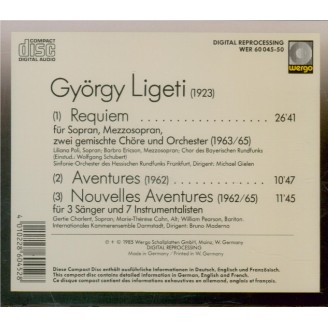 LIGETI - Gielen - Requiem