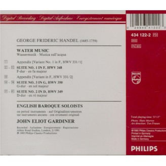 HAENDEL - Gardiner - Water Music HWV.348-350