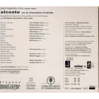 LULLY - Malgoire - Alceste