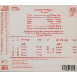 LEONCAVALLO - Rahbari - I Pagliacci (Paillasse)