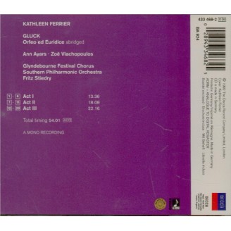 GLUCK - Ferrier - Orfeo ed Euridice : extraits
