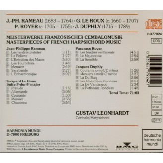 Masterpieces of French Harpsichord Music