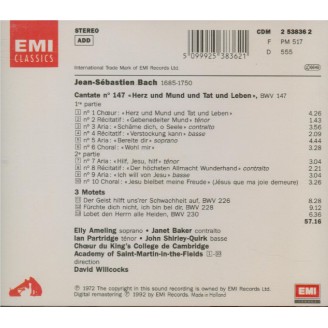 BACH - Willcocks - Herz und Mund und Tat und Leben, cantate BWV 147