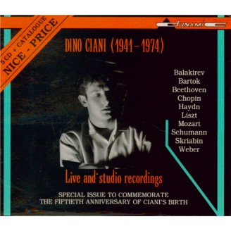 BEETHOVEN - Dino Ciani - Variations Diabelli, trente-trois variations  (Live & Studio Recordings)