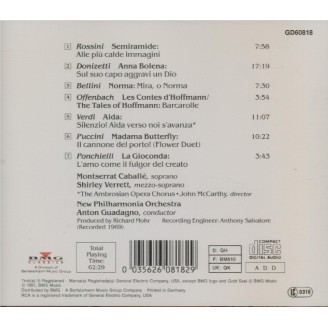Montserrat Caballé & Shirley Verrett - Great Operatic Duets