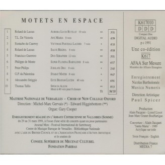 Motets en Espace