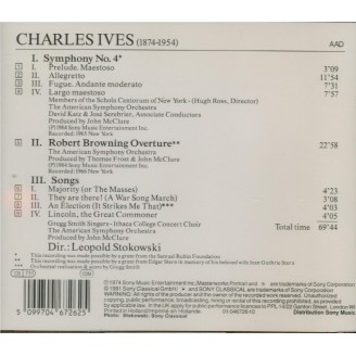 IVES - Stokowski - Symphonie n° 4