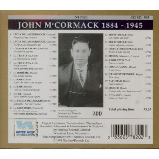 McCormack in Opera