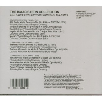 Isaac Stern - Early Concerto Recordings Vol.1