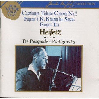 CASTELNUOVO-TEDESCO - Heifetz - Concerto pour violon n°2 op.66 'Les prop