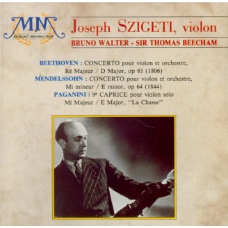 BEETHOVEN - Szigeti - Concerto pour violon en ré majeur op.61
