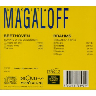 BEETHOVEN - Magaloff - Sonate pour piano n°21 op.53 'Waldstein'