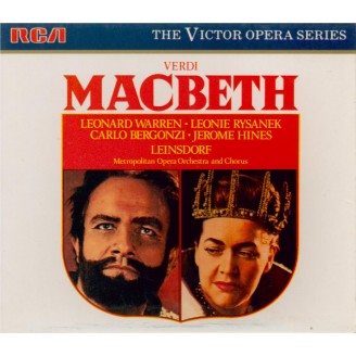 VERDI - Leinsdorf - Macbeth, opéra en quatre actes (version italienne)
