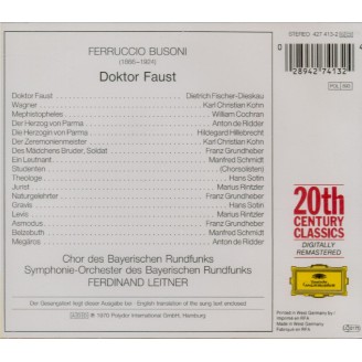 BUSONI - Leitner - Doktor Faust