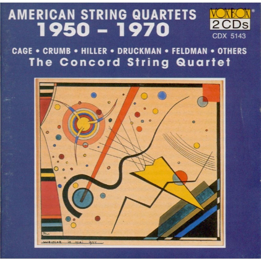American string Quartets 1950-1970