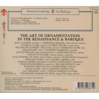 The Art of Ornamentation in the Renaissance & Baroque