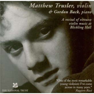 Recital of virtuoso violon music at Blickling