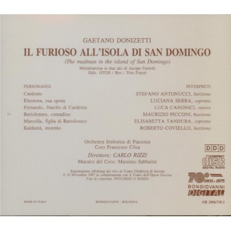 DONIZETTI - Rizzi - Il furioso all'isola di San Domingo