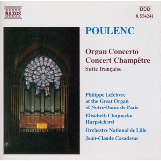 POULENC - Chojnacka - Concert champêtre, pour clavecin et orchestre FP.0