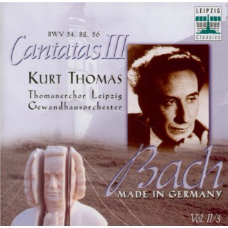 BACH - Thomas - Widerstehe doch der Sünde, cantate pour voix alto et orc