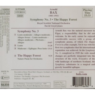 BAX - Lloyd-Jones - Symphonie n°3 GP.297