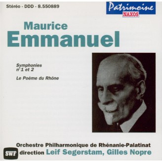 EMMANUEL - Segerstam - Symphonies n°1 & 2, Le Poème du Rhône