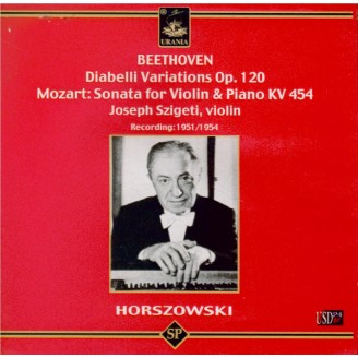 BEETHOVEN - Horszowski - Variations (33) pour piano op.120 'Variations D