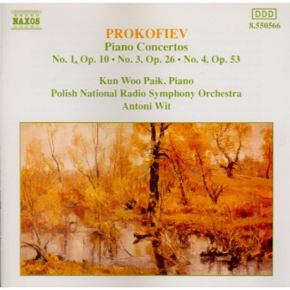 PROKOFIEV - Paik - Concertos pour piano et orchestre n° 1 , 3 & 4